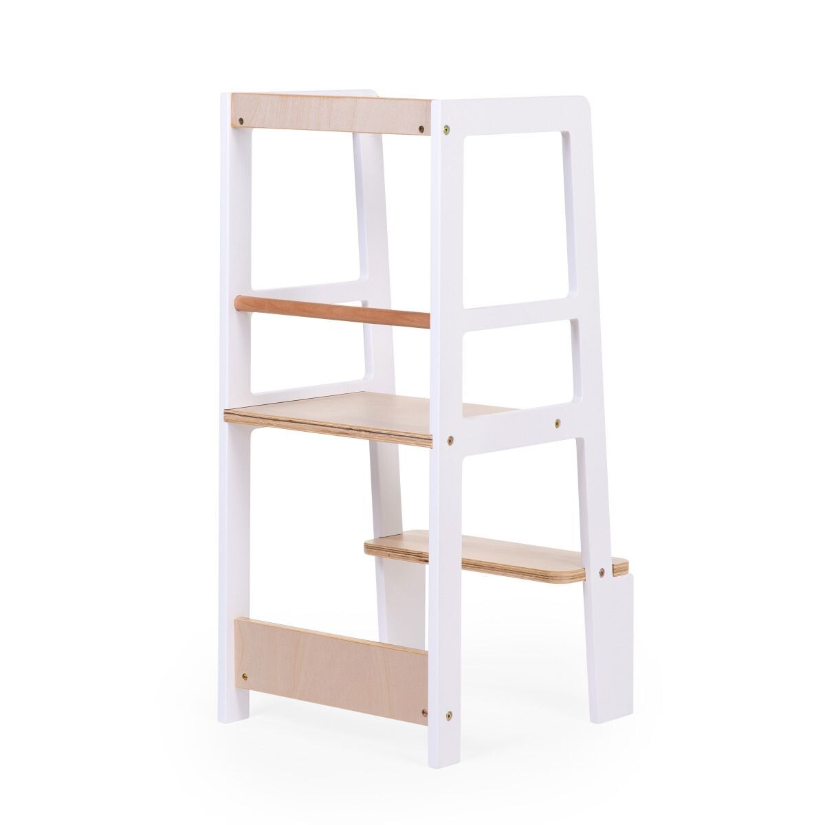 Childhome Learning Tower White Natural